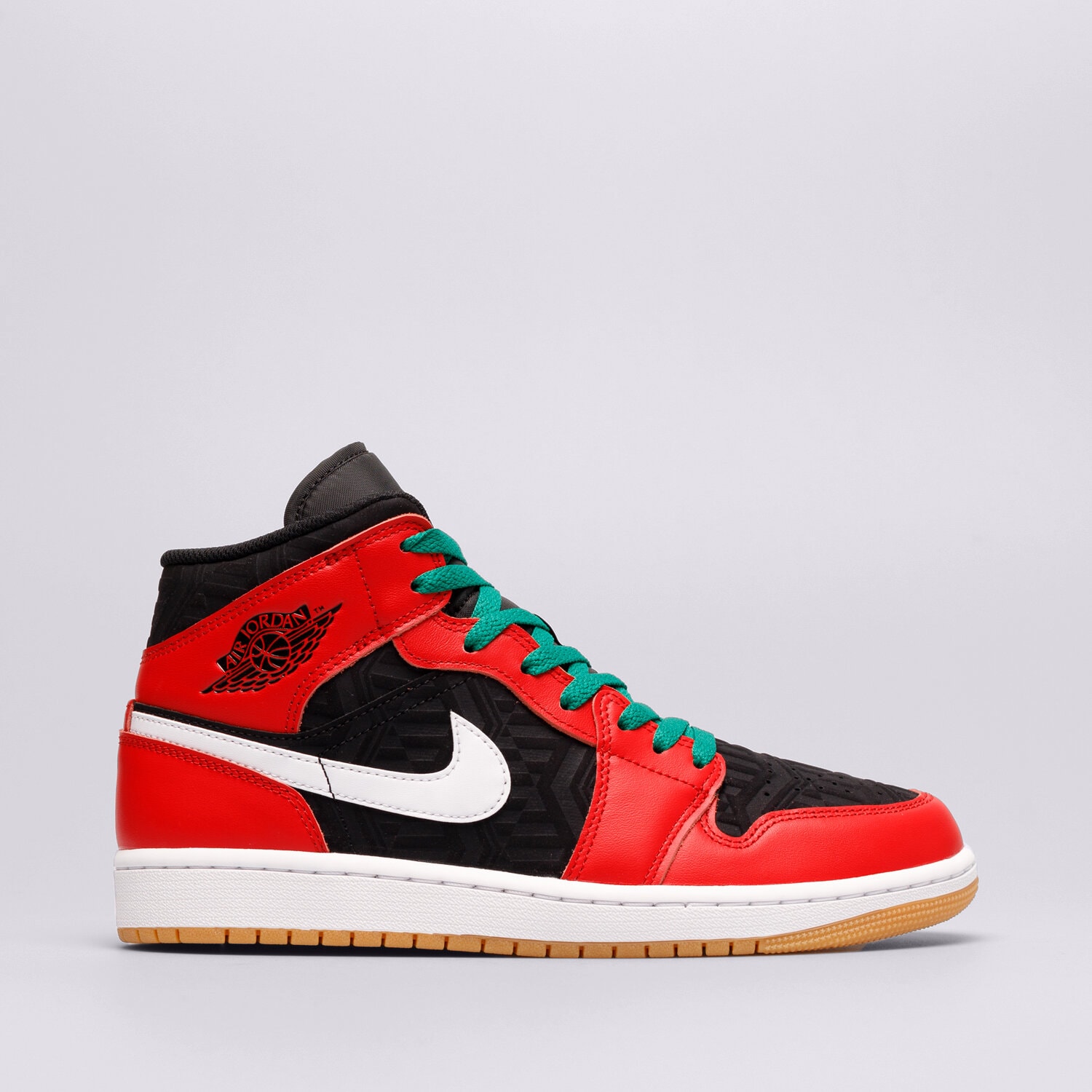 Buty sneakersy męskie AIR JORDAN 1 MID SE  DQ8417-006 CZERWONY