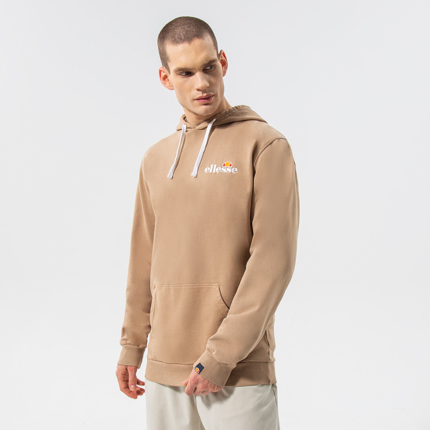 Bluza męska ELLESSE BLUZA Z KAPTUREM TINCTORIA OH HOODY BRWN SHM13144200 BRĄZOWY