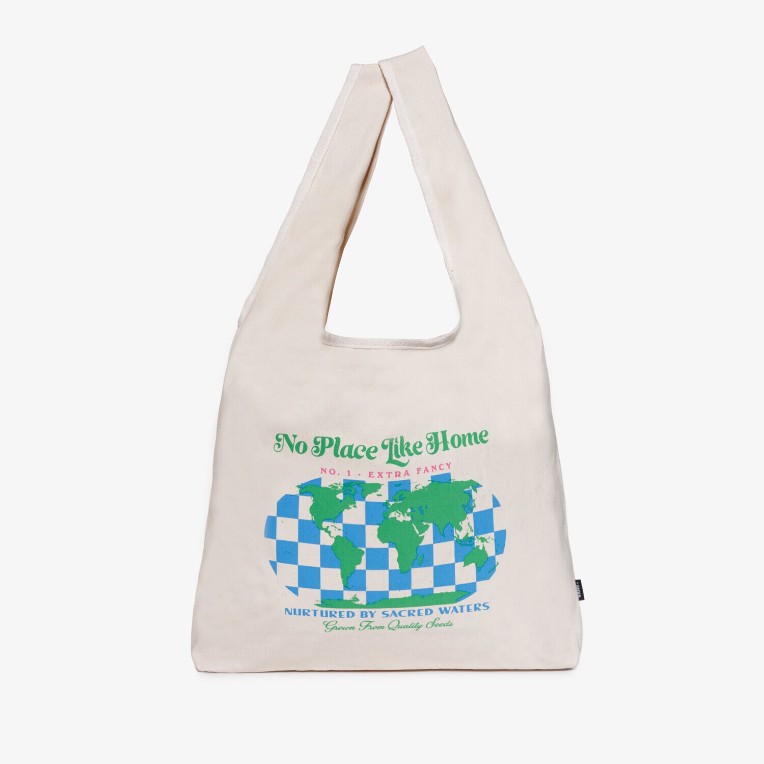 Torba sportowa damska na ramię VANS TOREBKA ECO POSITIVITY TOTE VN0A5LI57VJ1 BEŻOWY