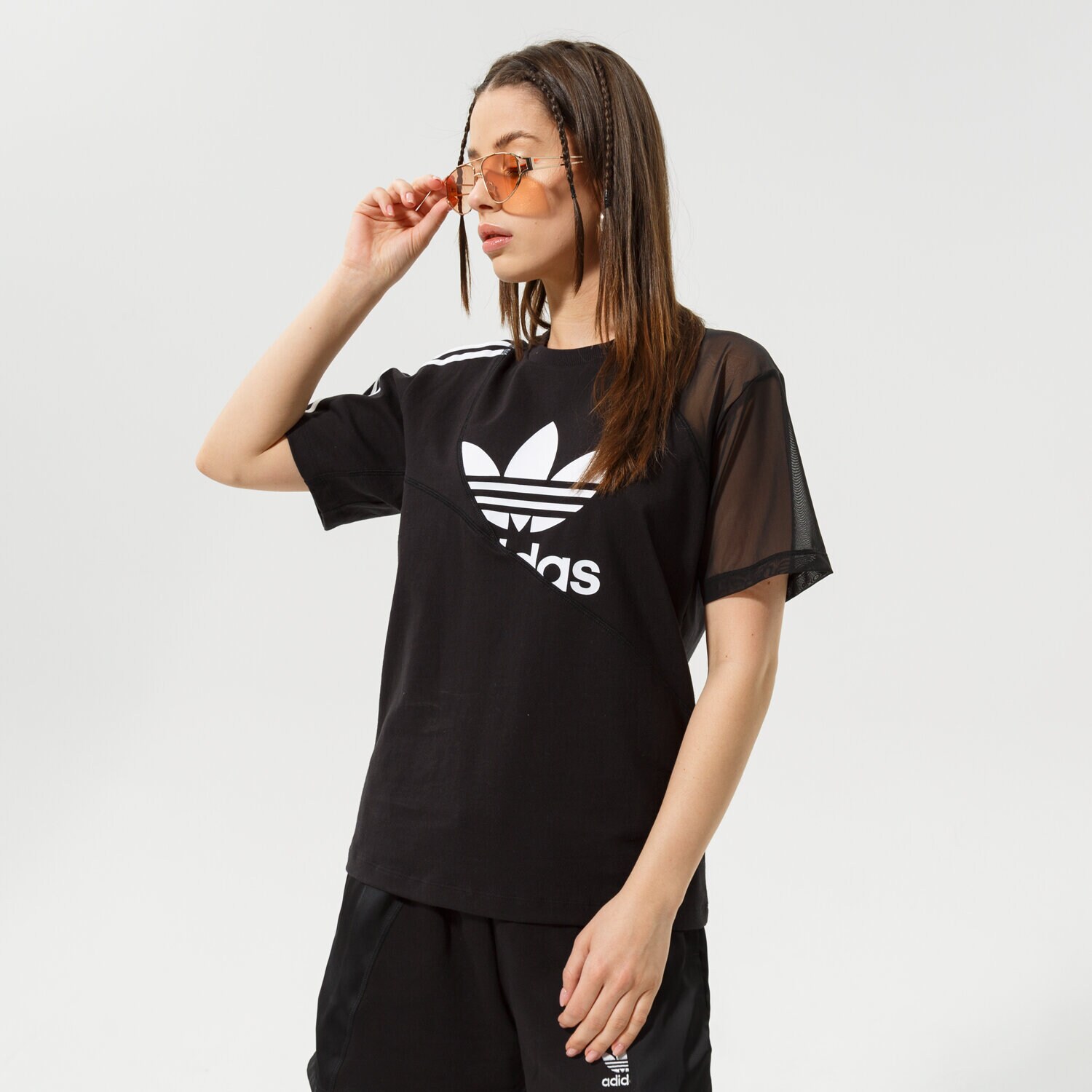 Koszulka, t-shirt damski ADIDAS T-SHIRT TEE HC7039 CZARNY