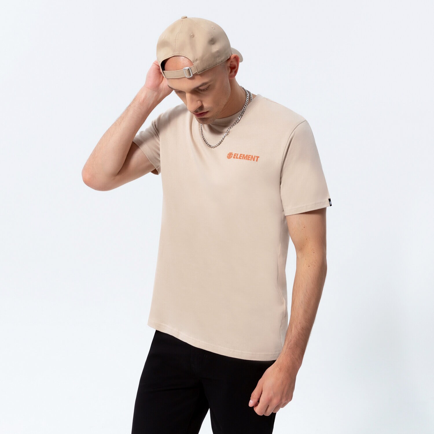 Koszulka, t-shirt sportowy męski ELEMENT T-SHIRT BLAZIN CHEST SS Z1SSI6-4625 RÓŻOWY