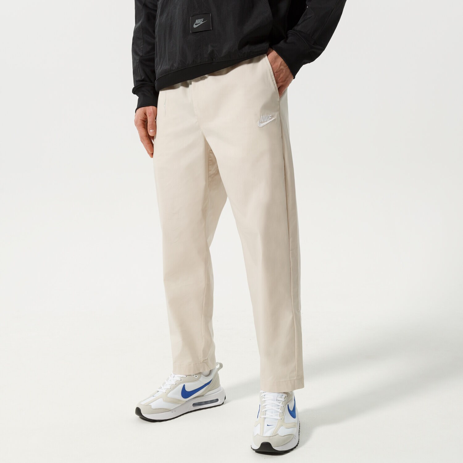 Spodnie sportowe męskie NIKE SPODNIE M NSW SPE WVN UL SNEAKER PANT DM6823-104 SZARY