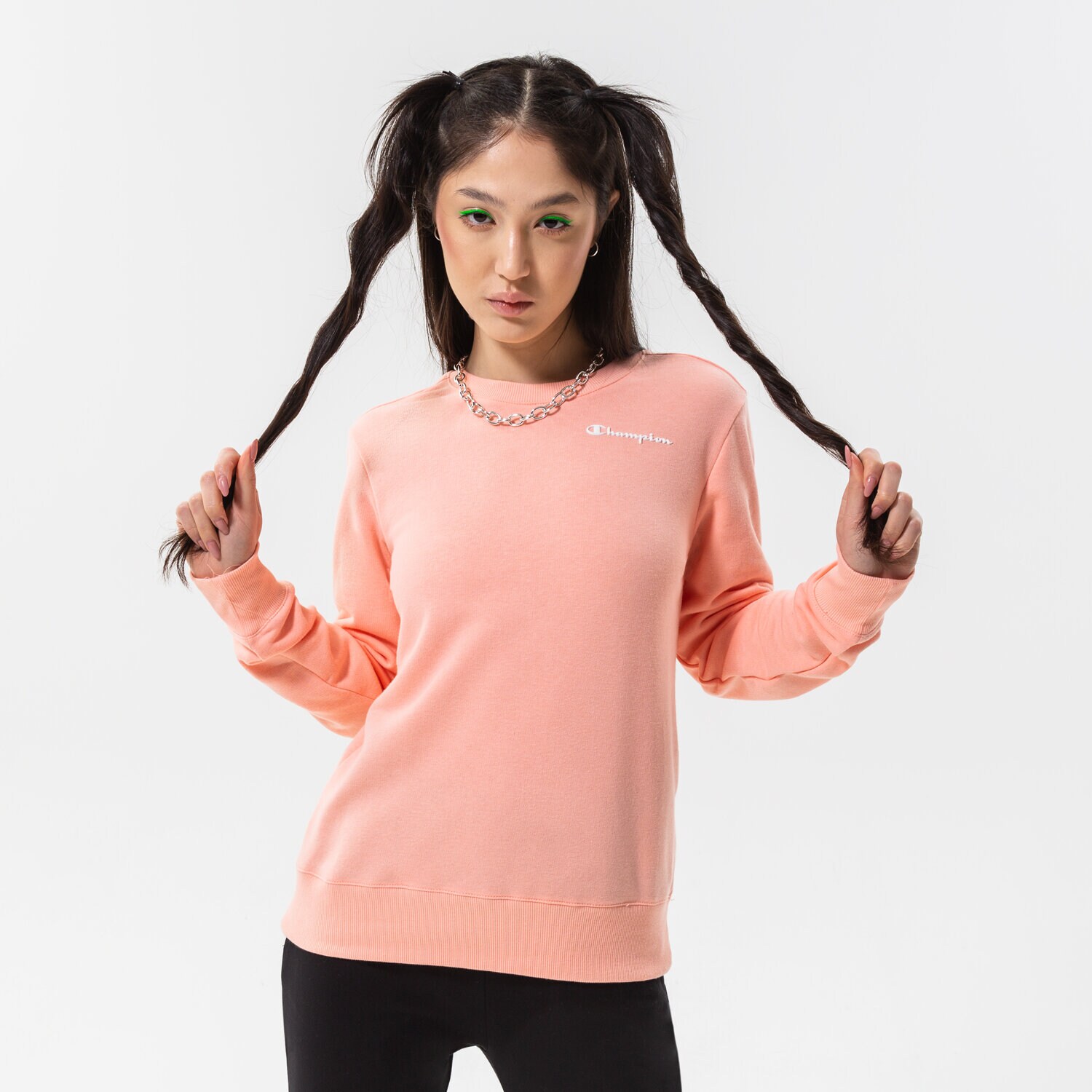 Bluza damska CHAMPION BLUZA CREWNECK SWEATSHIRT 114865PS012 RÓŻOWY
