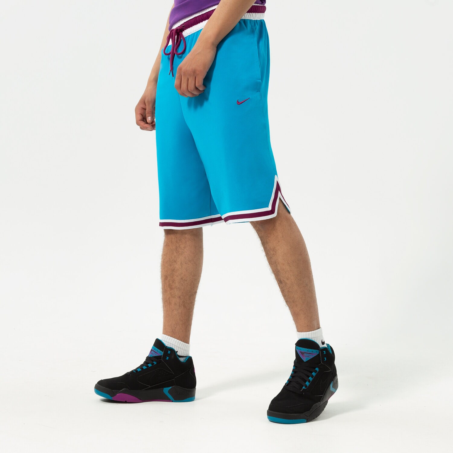 Krótkie spodenki, szorty męskie NIKE SZORTY M NK DF DNA SHORT M2Z NBA DH7160-446 NIEBIESKI
