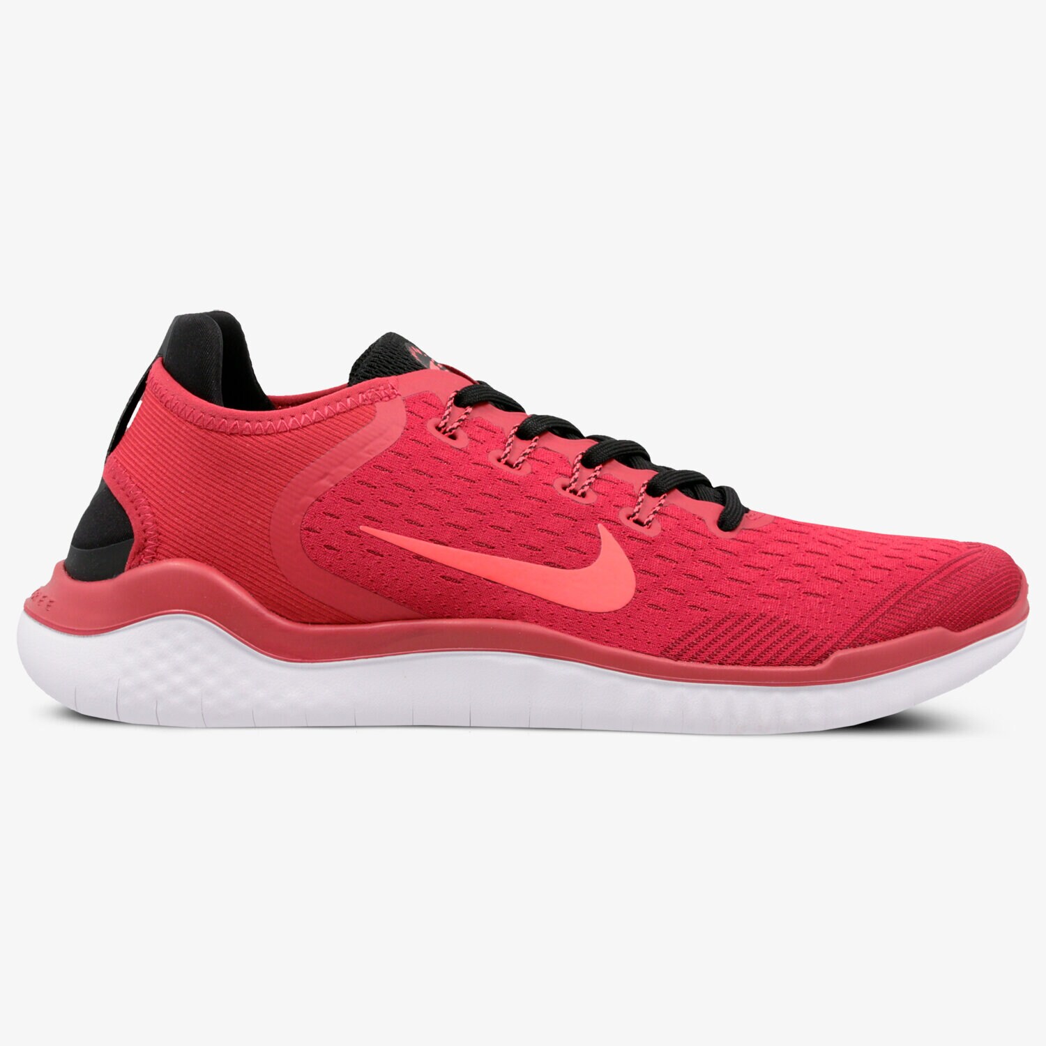 Buty sneakersy męskie NIKE FREE RN 2018 942836-602 BORDOWY