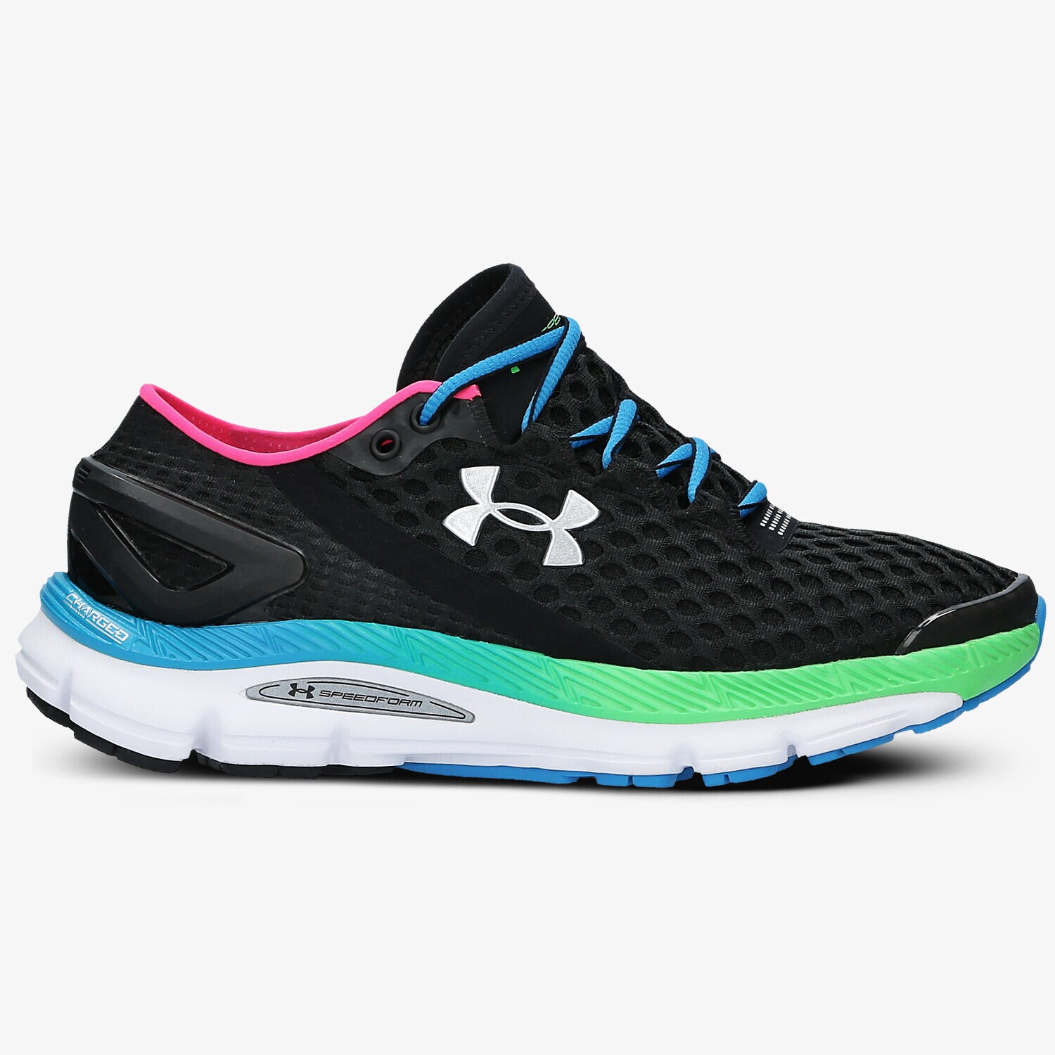 Buty sneakersy damskie UNDER ARMOUR SPEEDFORM GEMINI2 1266245001 CZARNY