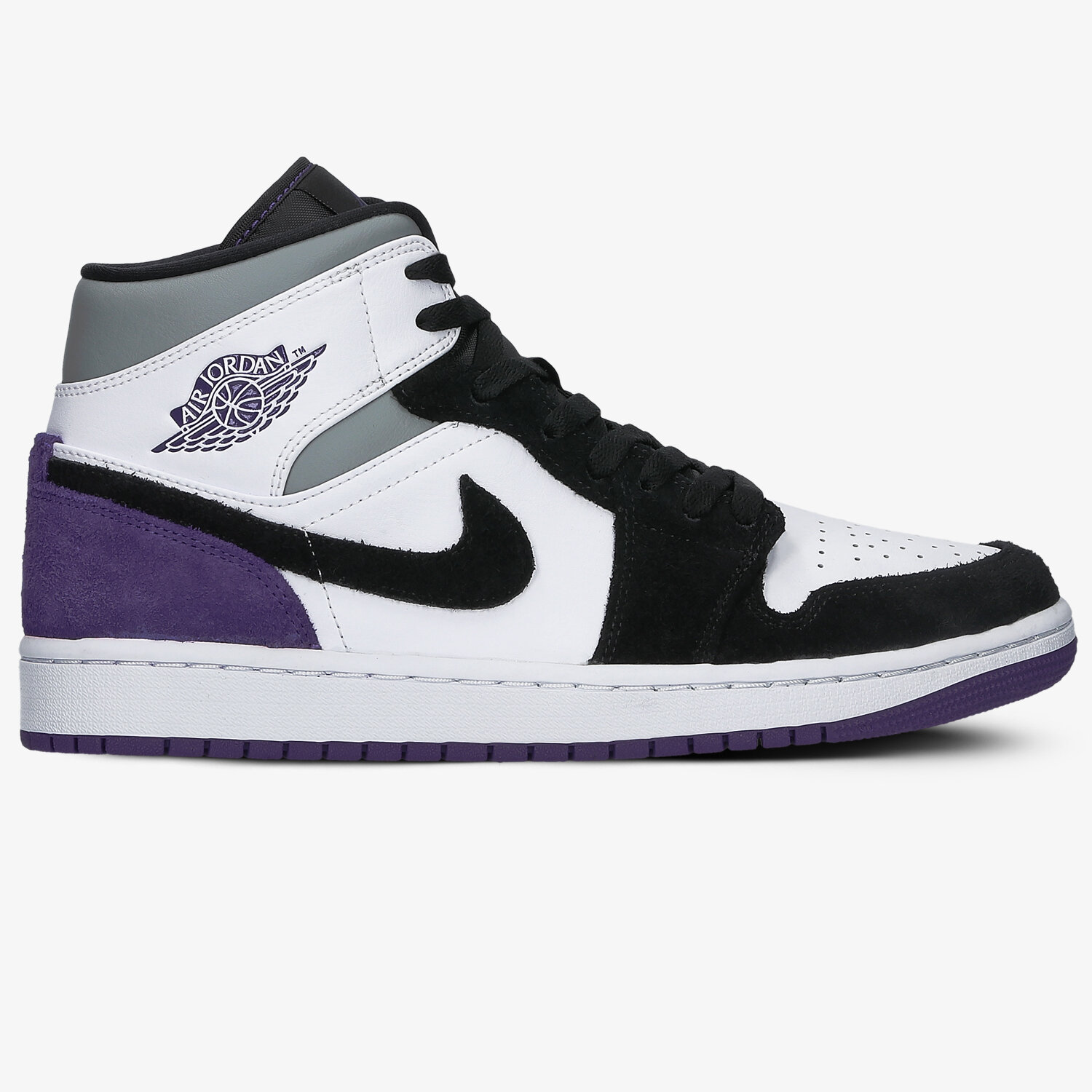 Buty sneakersy męskie AIR JORDAN 1 MID SE  852542-105 BIAŁY