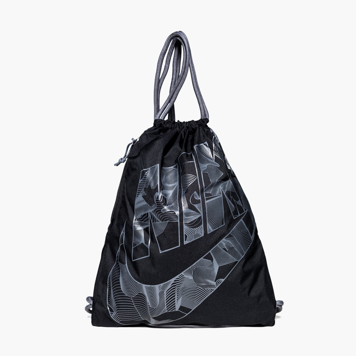 Worek damski na plecy NIKE WOREK HERITAGE GYMSACK BA5351010 CZARNY