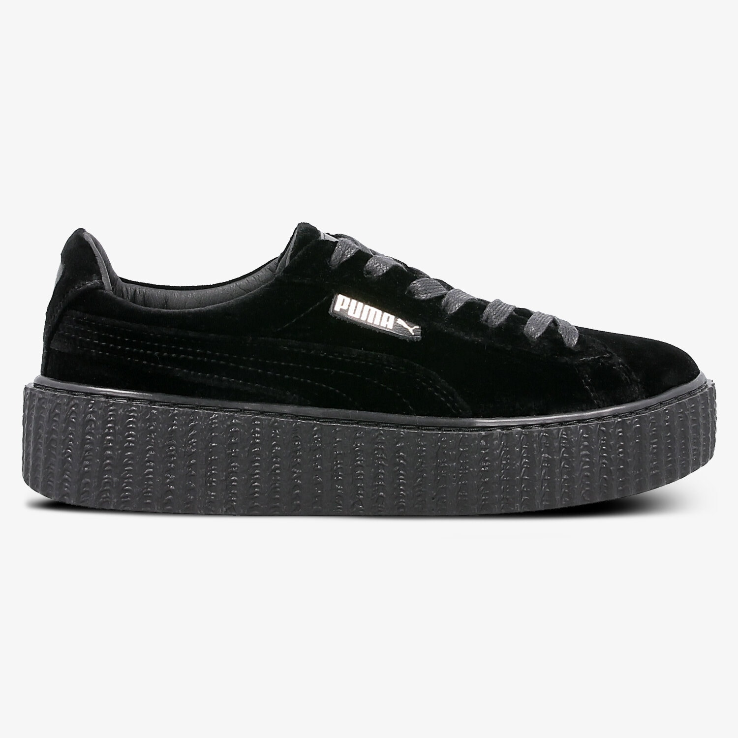 Damskie trampki, tenisówki PUMA CREEPER VELVET 36446601W CZARNY