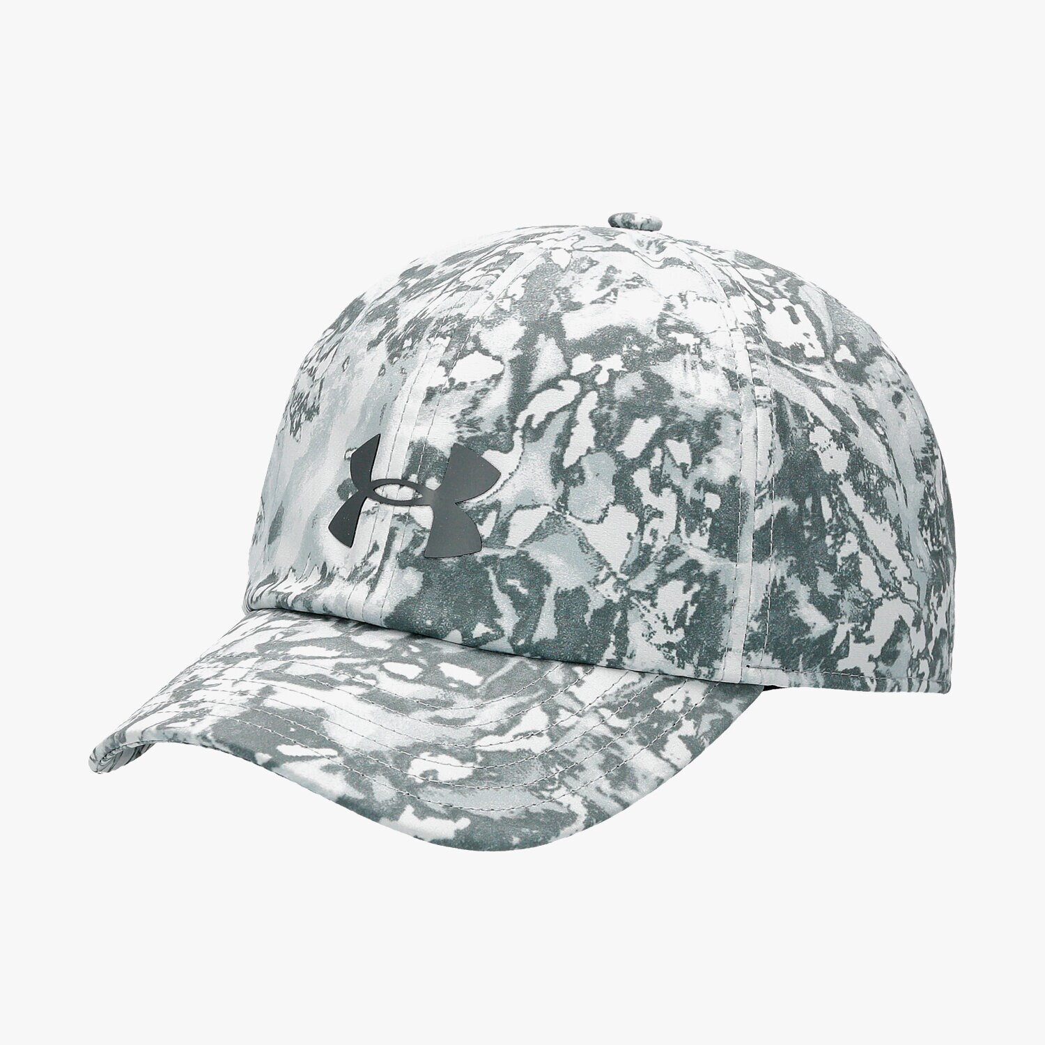 Czapka z daszkiem damska UNDER ARMOUR CZAPKA PRINTED RE NEGADE CAP 1291076001 SZARY