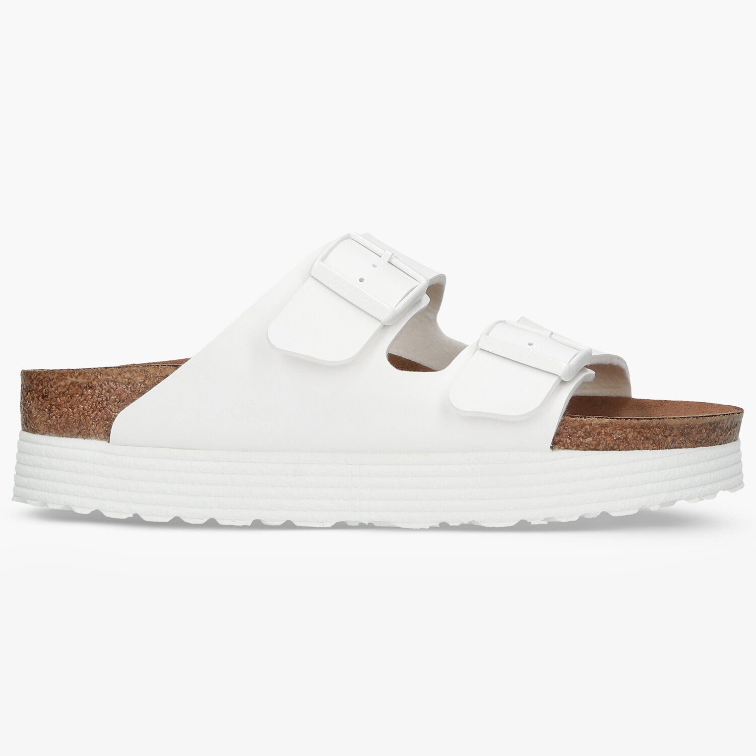 Klapki damskie BIRKENSTOCK PAPILLIO ARIZONA GROOVED VEGAN 1018581 BIAŁY