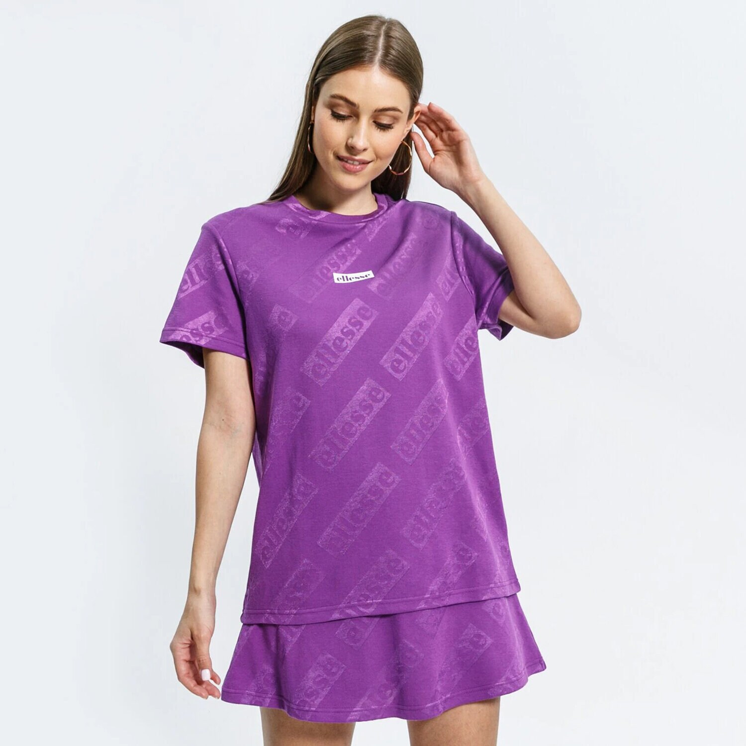 Koszulka, t-shirt damski ELLESSE T-SHIRT MOLTO TEE PRPL SGJ11894305 FIOLETOWY