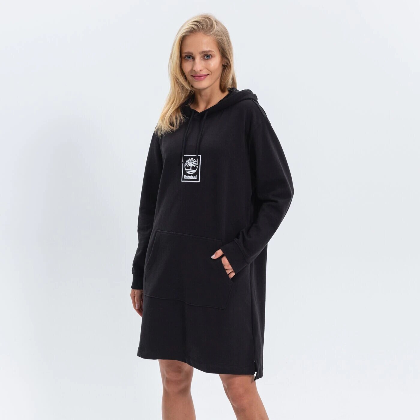 Bluza damska TIMBERLAND BLUZA Z KAPTUREM YC CORE HOODIE SWEAT DRESS TB0A23RU0011 CZARNY