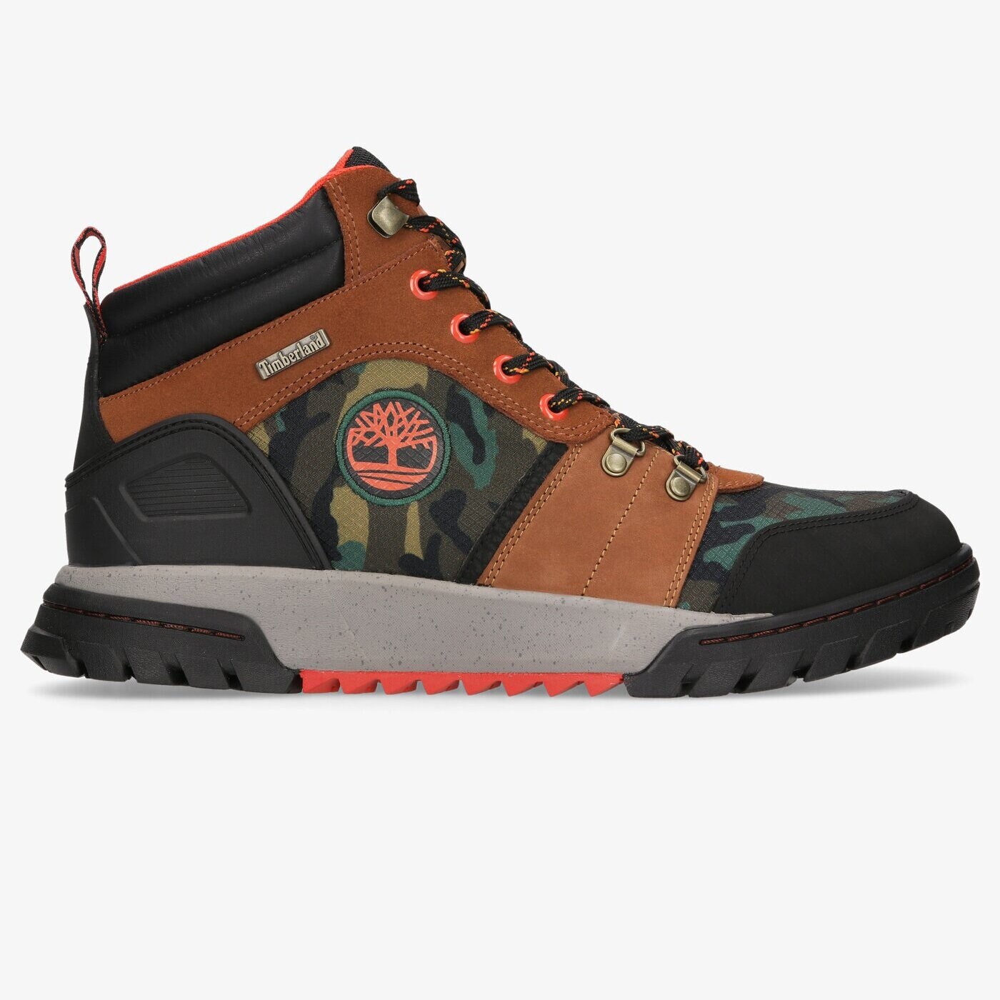 Buty zimowe sportowe męskie TIMBERLAND BOULDER TRAIL MID F/L TB0A2EM82451 BRĄZOWY
