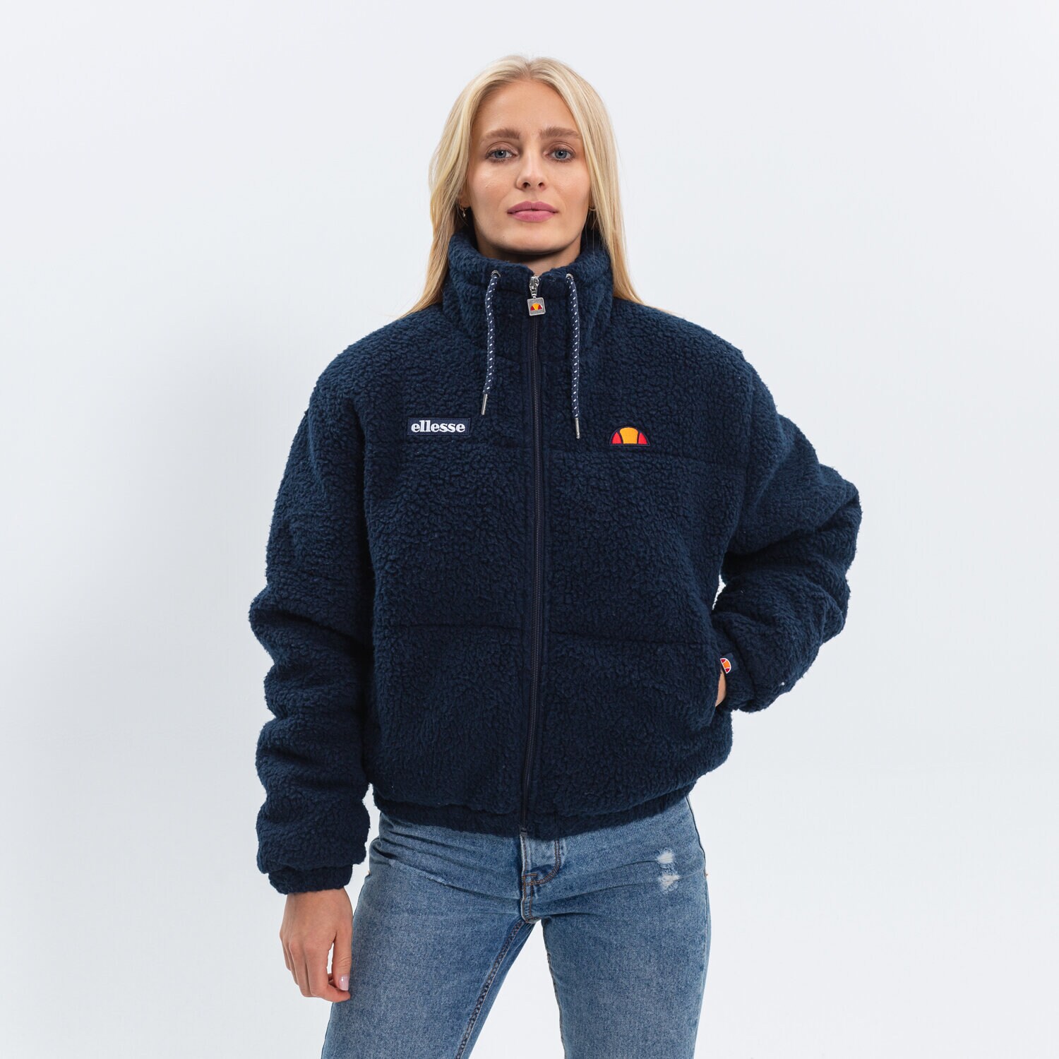 Kurtka zimowa damska ELLESSE KURTKA MOLLIS PADDED JACKET NAVY SGK12177429 GRANATOWY