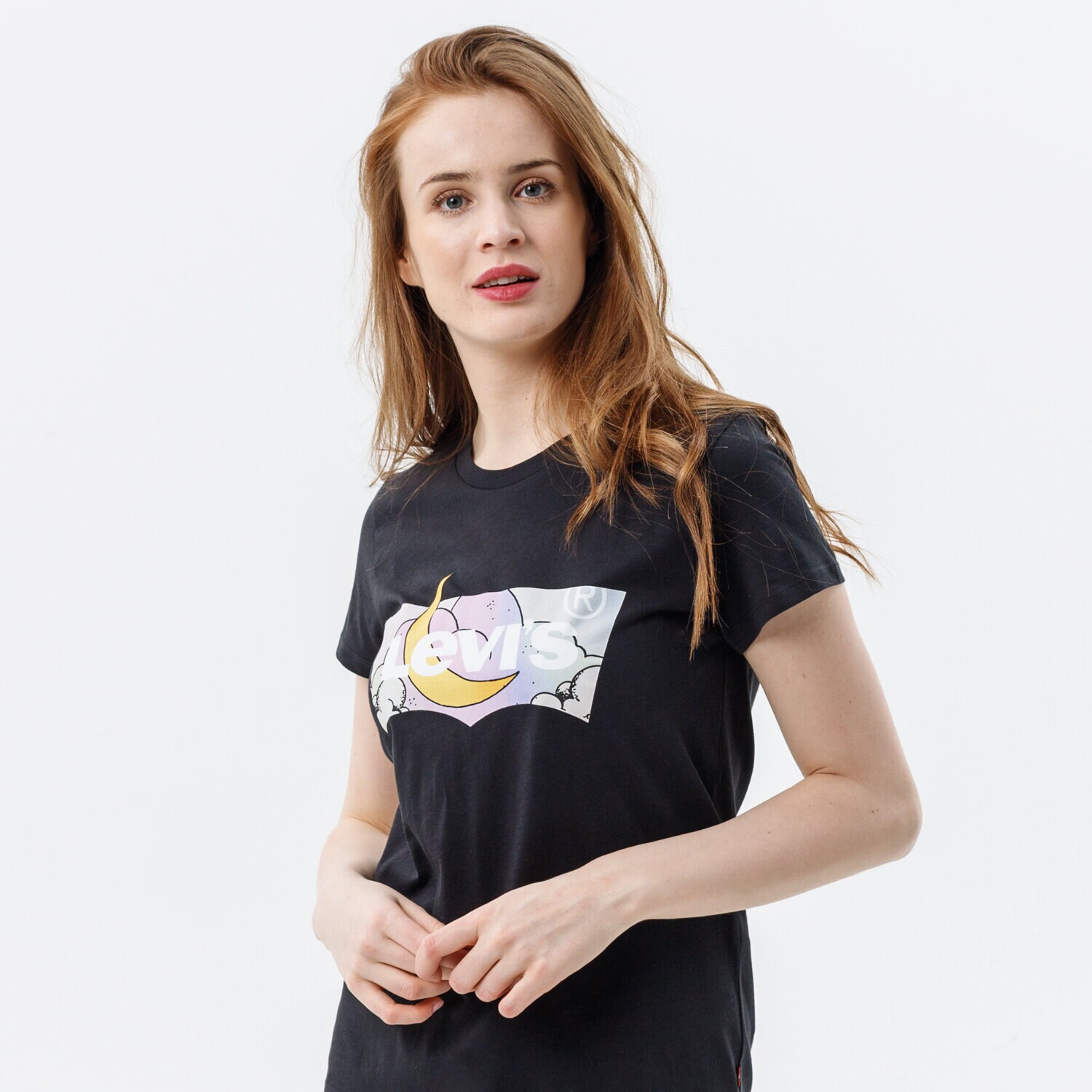 Koszulka, t-shirt damski LEVI'S T-SHIRT THE PERFECT TEE 17369-1252 CZARNY