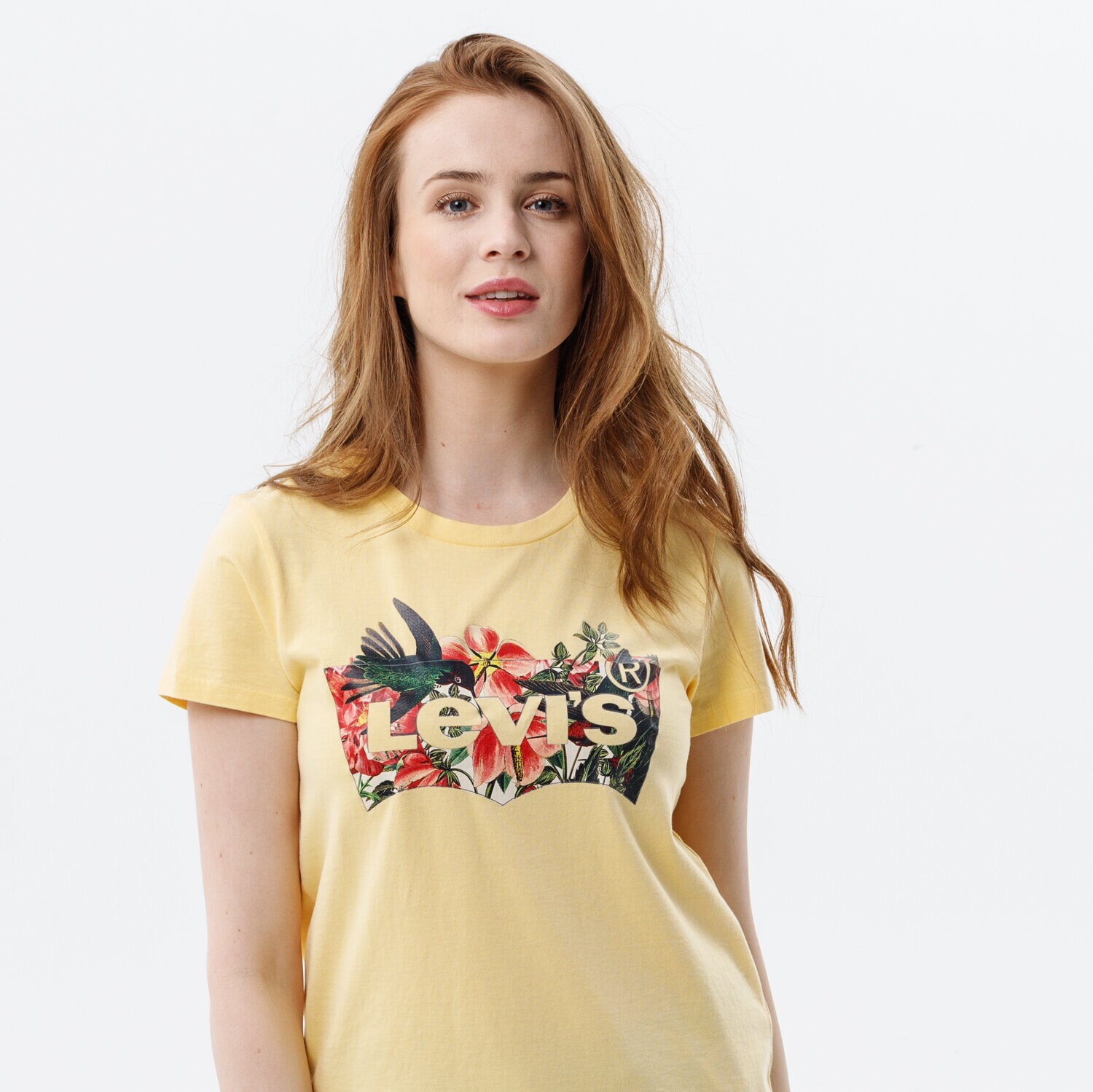 Koszulka, t-shirt damski LEVI'S T-SHIRT THE PERFECT TEE 17369-1264 ŻÓŁTY