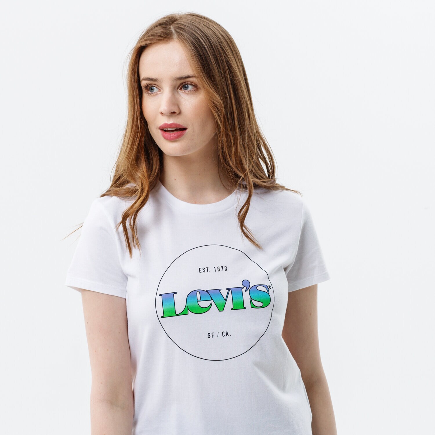 Koszulka, t-shirt damski LEVI'S T-SHIRT THE PERFECT TEE 17369-1295 BIAŁY
