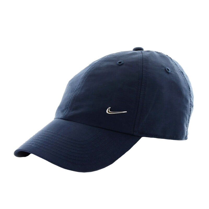 Czapka z daszkiem dla dzieci NIKE CZAPKA SWOOSH LOGO CAP 340225451 GRANATOWY
