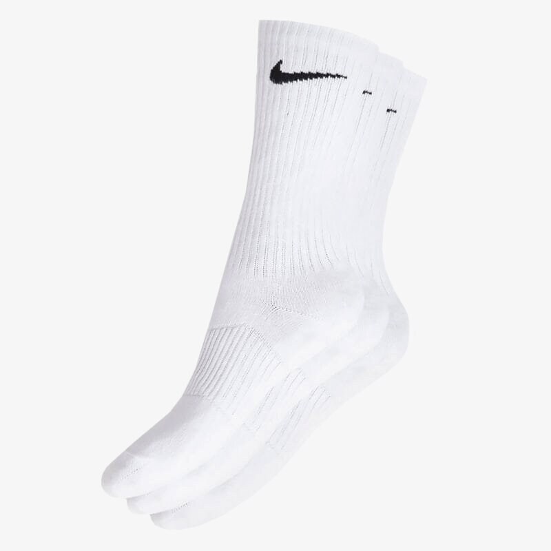 Skarpetki sportowe damskie NIKE SKARPETY 3PPK CREW WHITE SX4704-101 BIAŁY