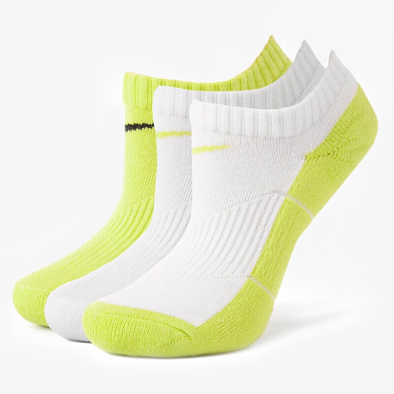 Skarpetki sportowe damskie NIKE SKARPETY 3P YTH CTN CUSH NO SHOW W/ MOI SX4721979 MULTICOLOR