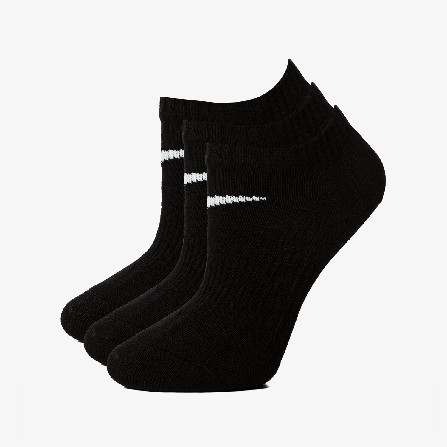 Skarpetki sportowe damskie NIKE SKARPETY 3PPK LIGKT STOPKI BLACK SX47050-010 CZARNY