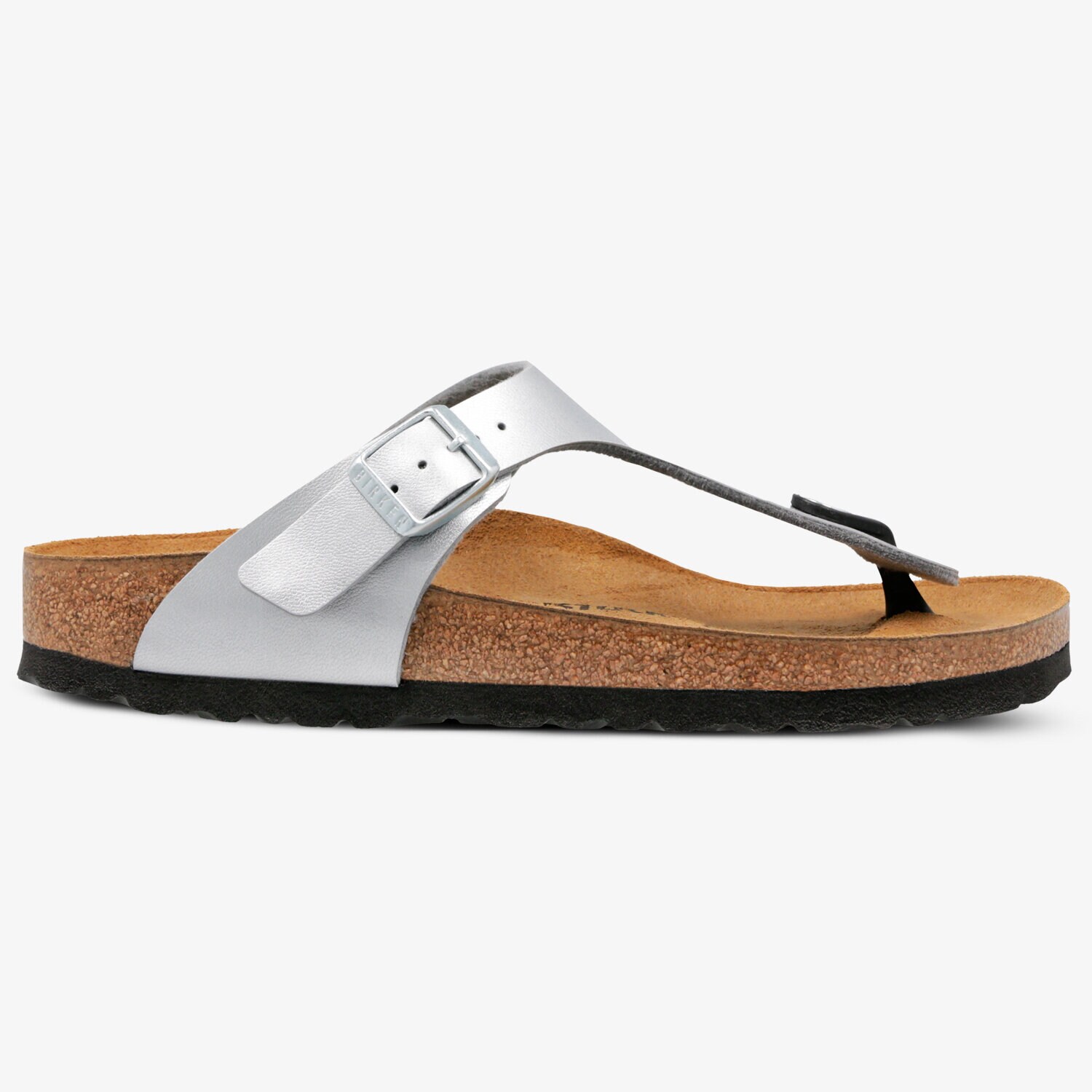 Klapki damskie BIRKENSTOCK GIZEH O43853 SZARY