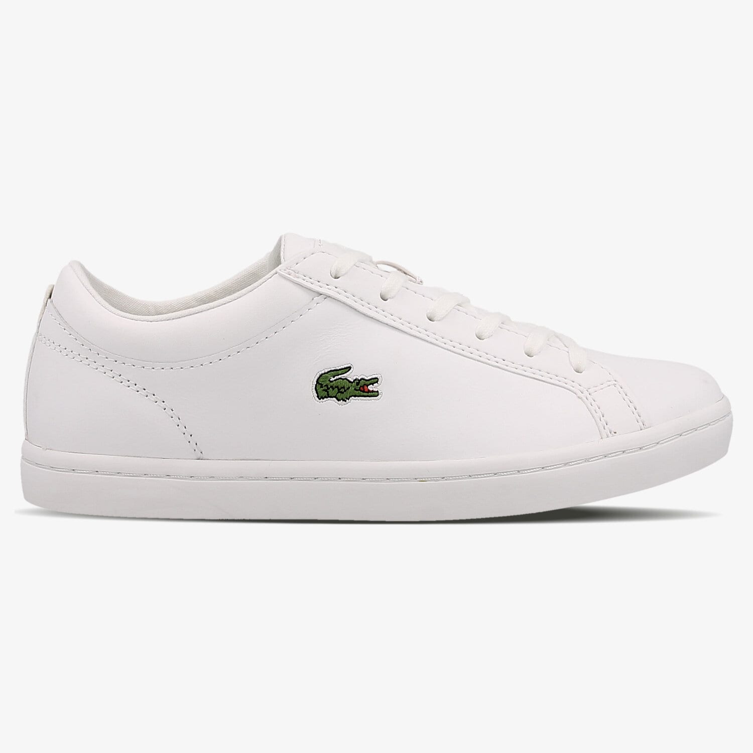 Buty sneakersy damskie LACOSTE STRAIGHTSET BL 1 732SPW0133001 BIAŁY