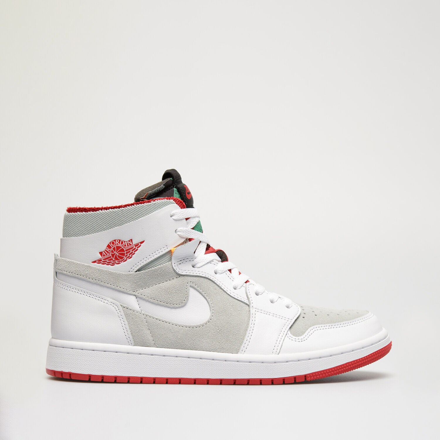 Buty sneakersy męskie AIR JORDAN 1 ZOOM AIR CMFT  CT0978-100 BIAŁY
