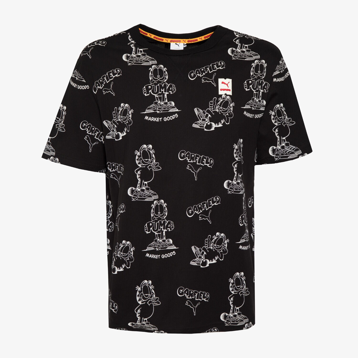 Koszulka, t-shirt sportowy męski PUMA T-SHIRT 534434-BLACK CZARNY