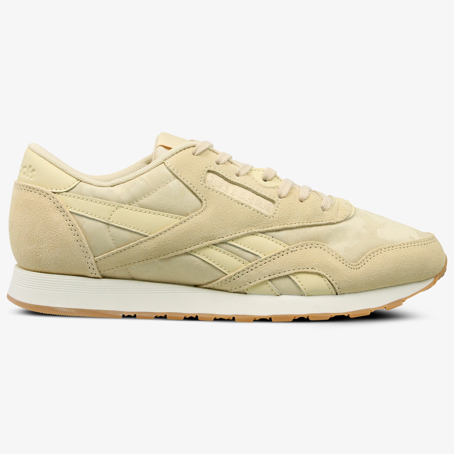 Buty sneakersy męskie REEBOK CL NYLON SG BS9568 BEŻOWY
