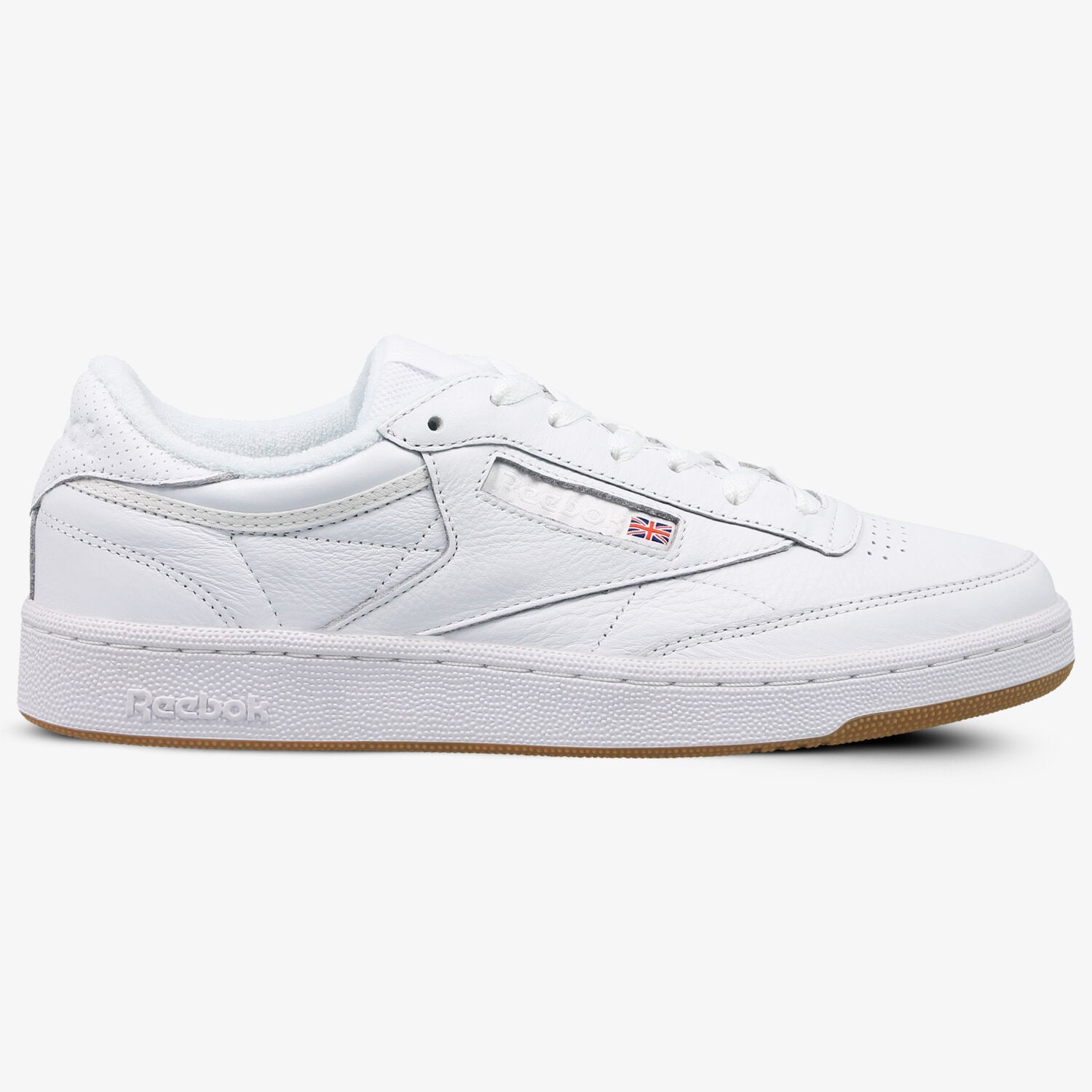 Buty sneakersy męskie REEBOK CLUB C 85 ESTL CN0385 BIAŁY
