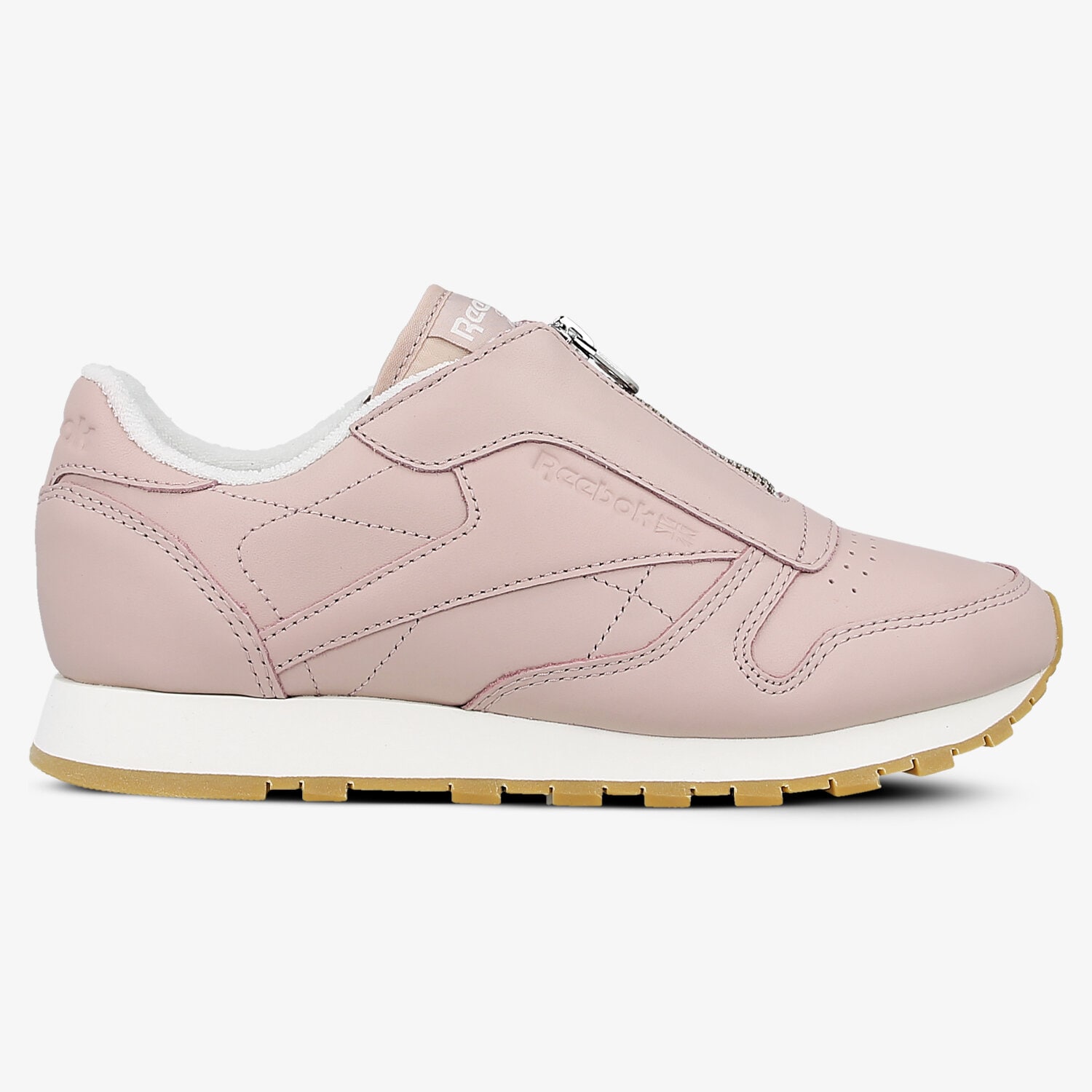 Buty sneakersy damskie REEBOK CL LTHR ZIP BS8065 RÓŻOWY