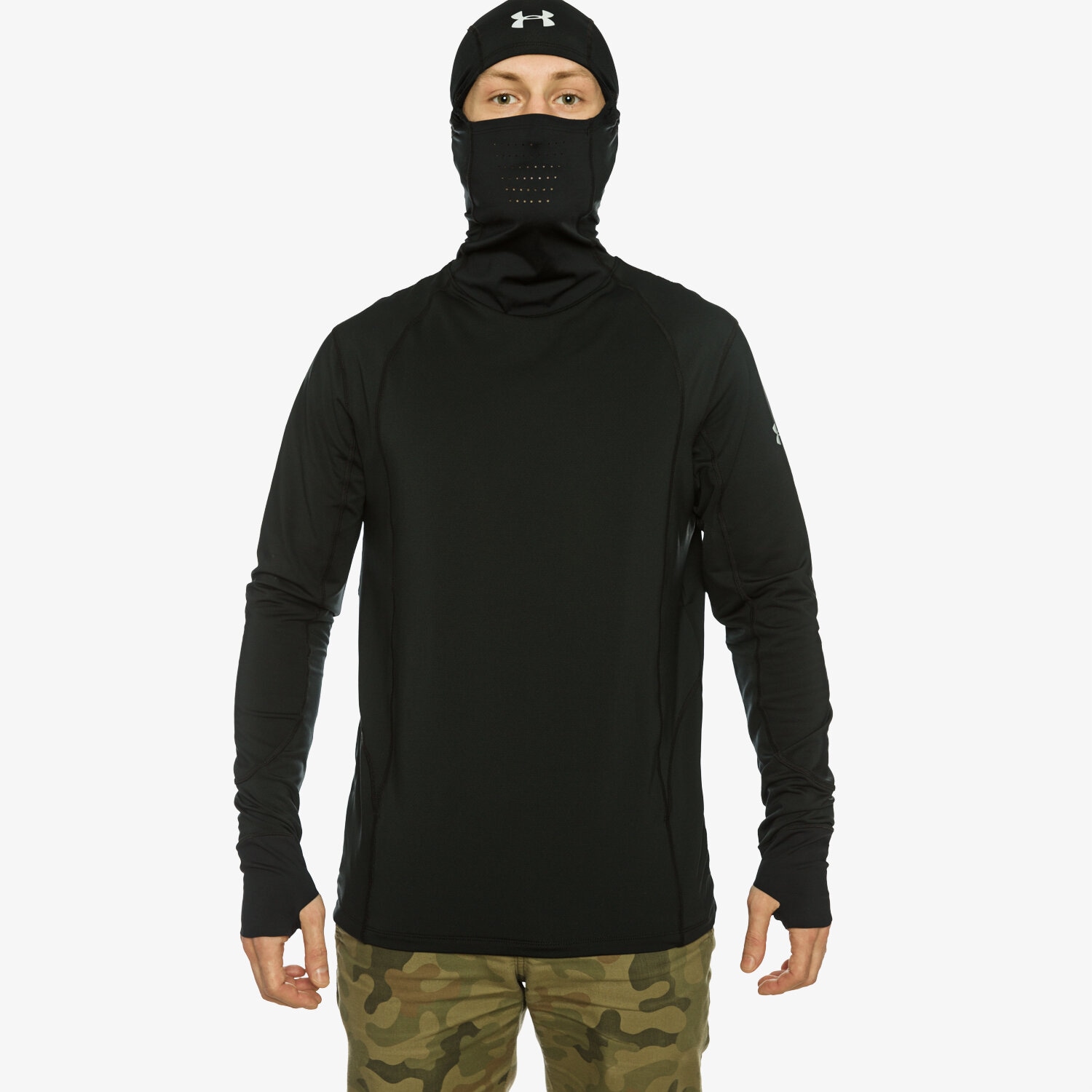 Bluza męska UNDER ARMOUR BLUZA CG REACTOR RUN BALACLAVA 1298837001 CZARNY