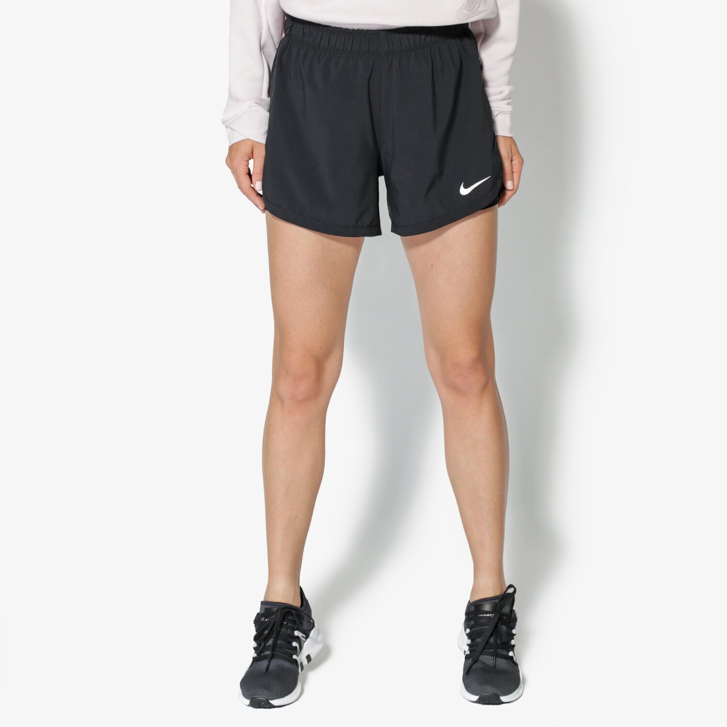 Krótkie spodenki, szorty damskie NIKE SZORTY W NK FLX SHORT 2IN1 831263-010 CZARNY
