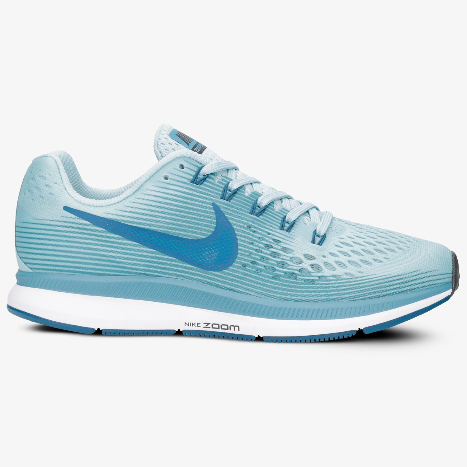 Buty sneakersy damskie NIKE WMNS NIKE AIR ZOOM PEGASUS 34 880560-408 NIEBIESKI