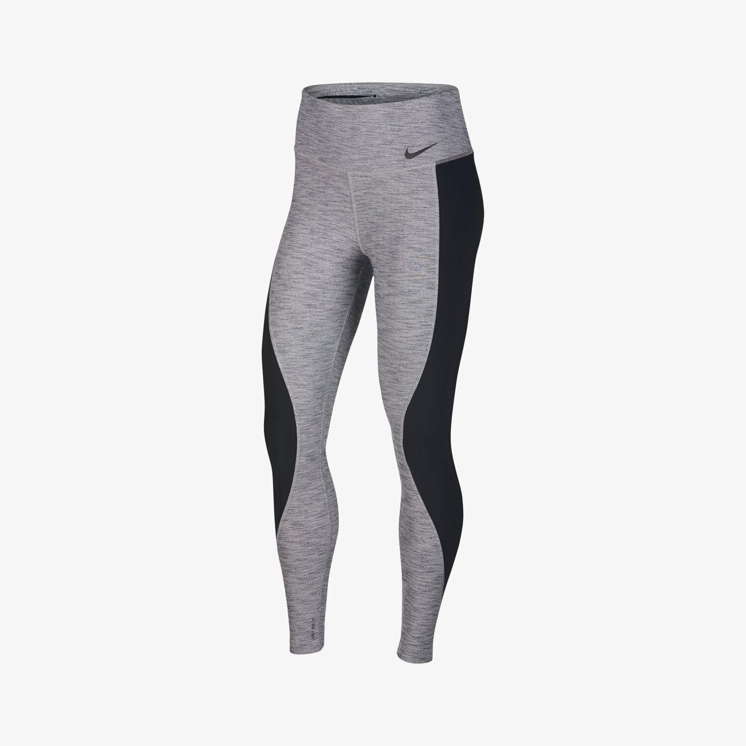 Spodnie sportowe damskie NIKE LEGGINGS W NK PWR TGHT HI SLBD HTR 892291-010 SZARY