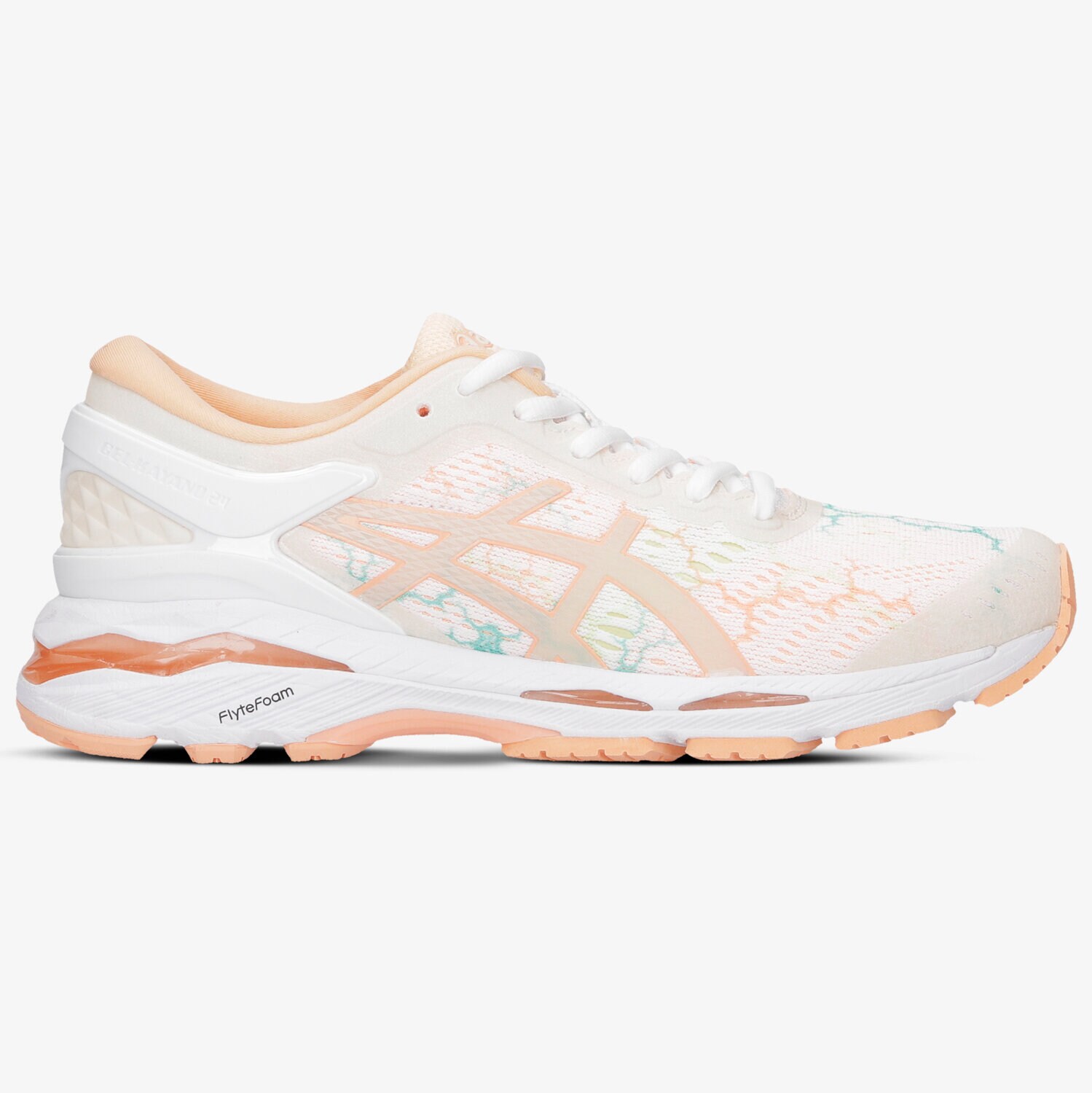 Buty sneakersy damskie ASICS GEL-KAYANO 24 LITE-SHOW T8A9N0101 BIAŁY