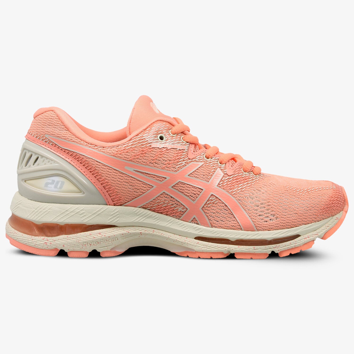 Buty sneakersy damskie ASICS GEL-NIMBUS 20 SAKURA T854N0606 POMARAŃCZOWY