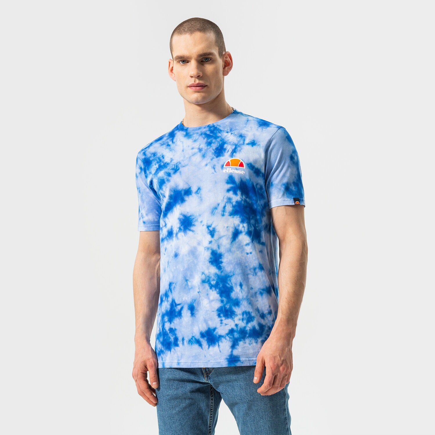Koszulka, t-shirt sportowy męski ELLESSE T-SHIRT CANALETTO TIE DYE TEE TD SHI11360944 MULTICOLOR
