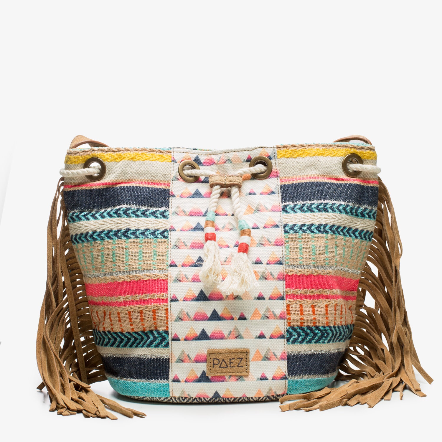 Torba sportowa damska na ramię PAEZ TOREBKA BUCKET BAG PETRI 1733138S43201000901 MULTICOLOR