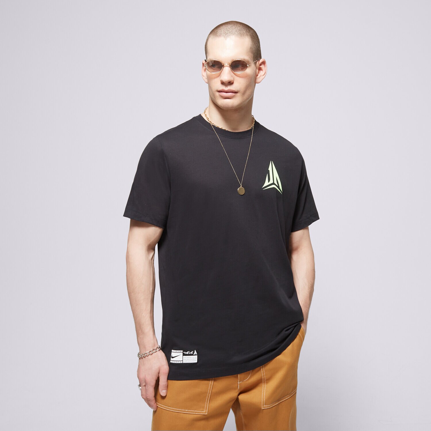 Koszulka, t-shirt sportowy męski NIKE T-SHIRT JA M NK DF TEE NBA FQ4910-010 CZARNY