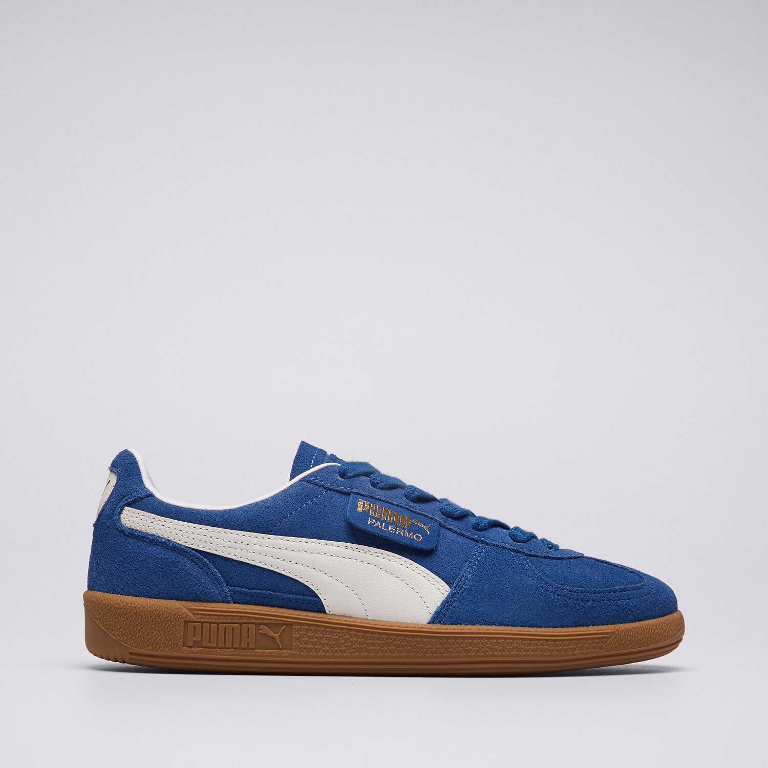 Buty sneakersy męskie PUMA PALERMO 39646307 NIEBIESKI