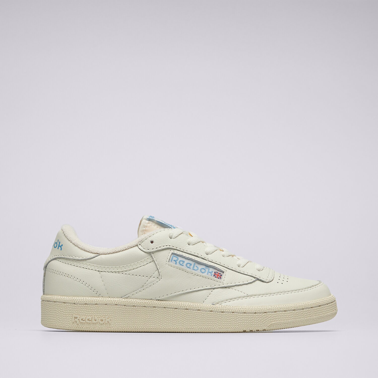 Buty sneakersy męskie REEBOK CLUB C 85 VINTAGE 100007794 BEŻOWY