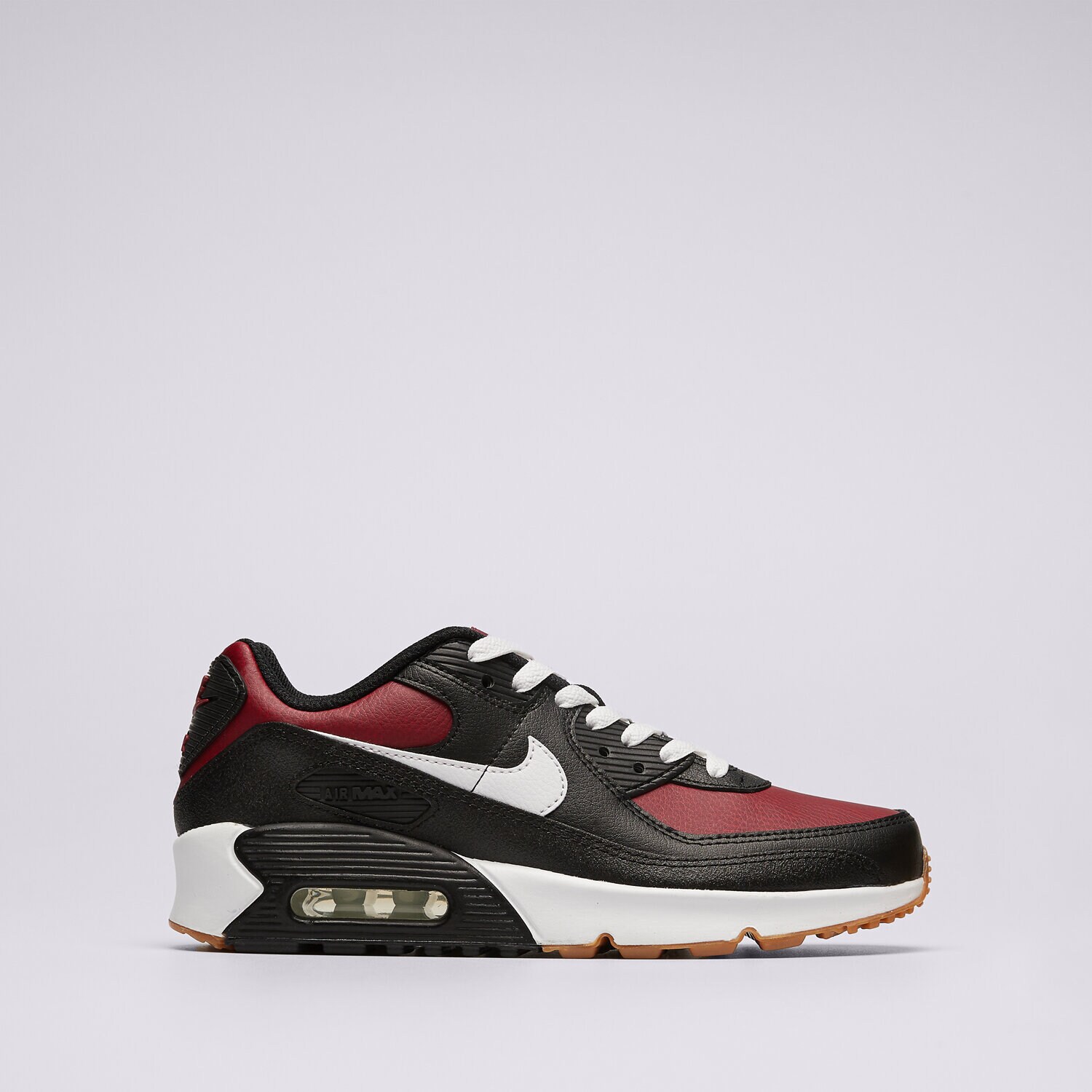 Buty sneakersy dla dzieci NIKE AIR MAX 90 LTR CD6864-024 BORDOWY