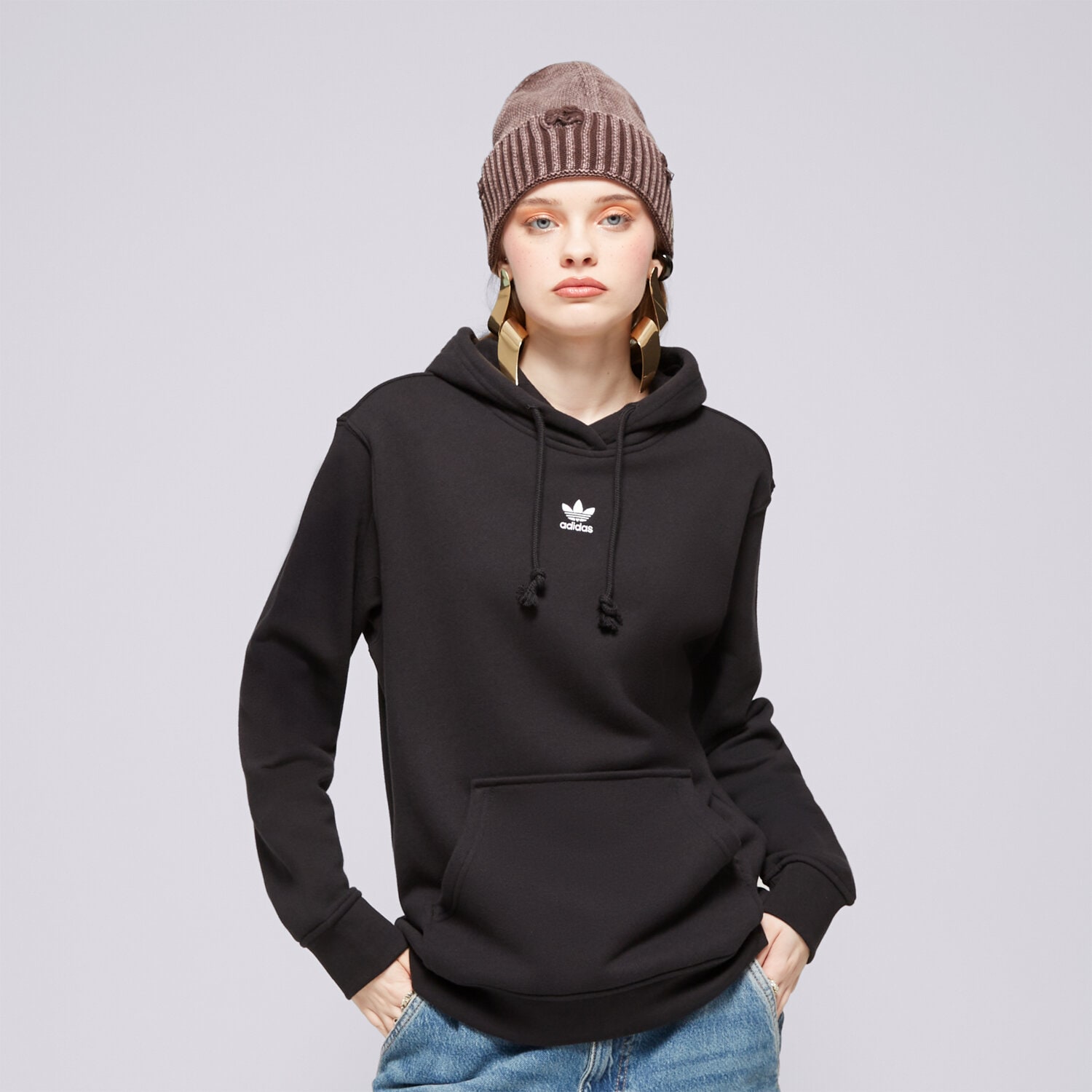 Bluza damska ADIDAS BLUZA Z KAPTUREM HOODIE IA6427 CZARNY
