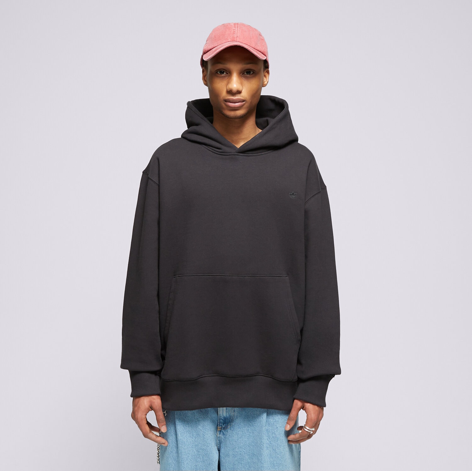 Bluza męska ADIDAS BLUZA Z KAPTUREM C HOODIE FT HK2937 CZARNY