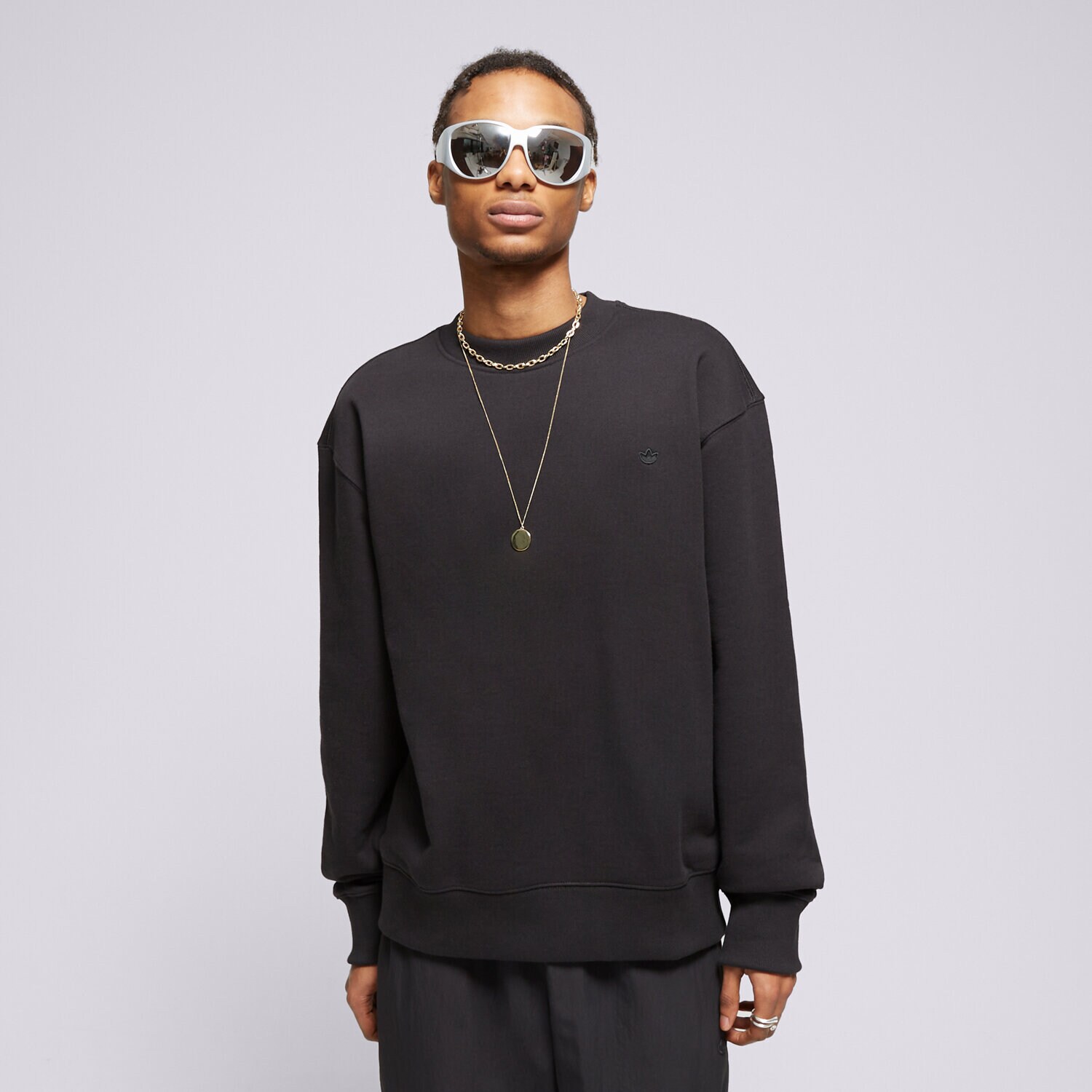 Bluza męska ADIDAS BLUZA C CREW FT HK2938 CZARNY