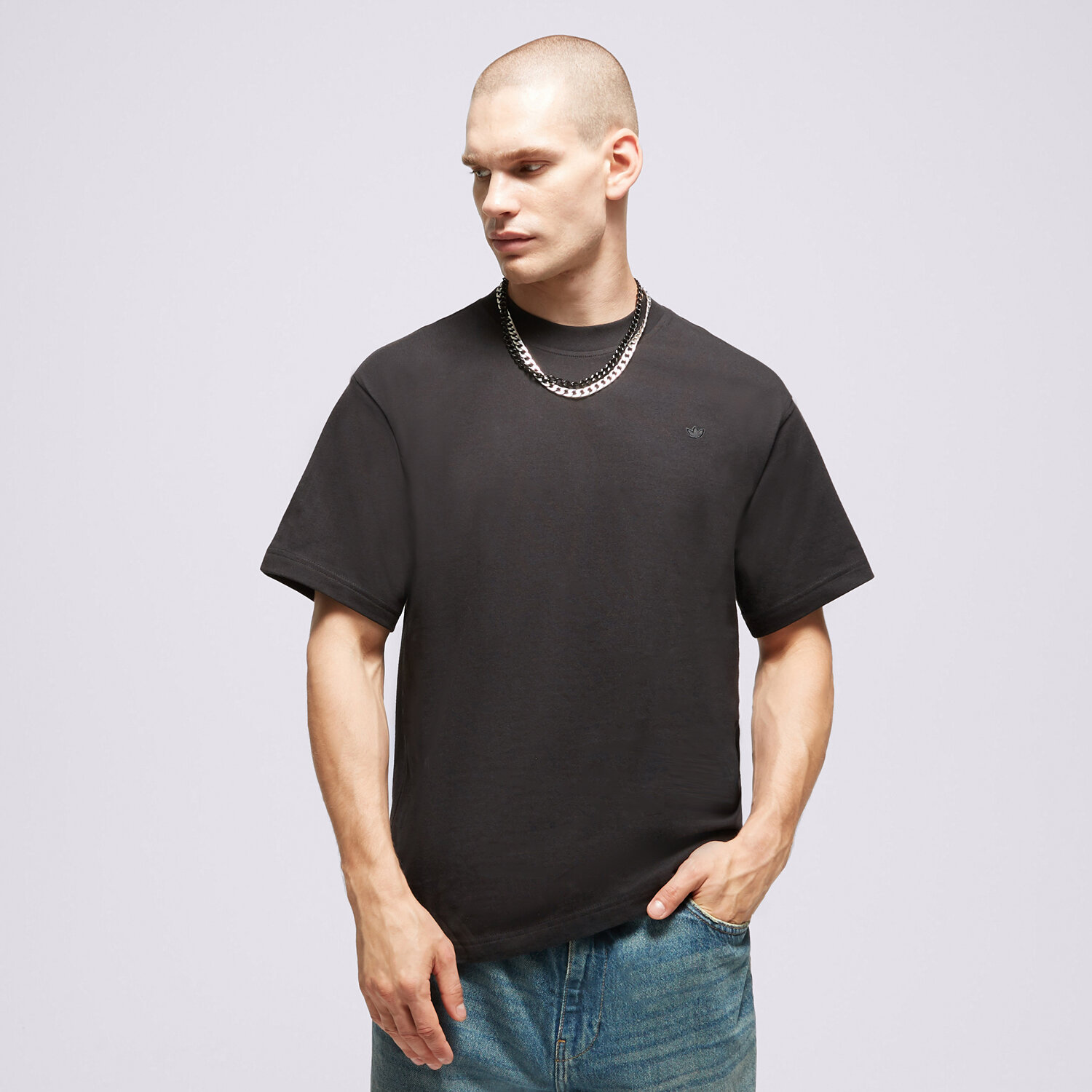 Koszulka, t-shirt sportowy męski ADIDAS T-SHIRT C TEE HK2890 CZARNY
