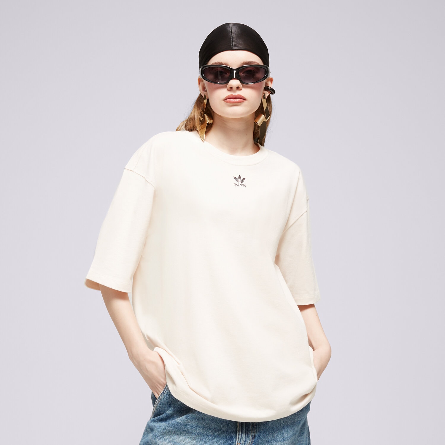 Koszulka, t-shirt damski ADIDAS T-SHIRT TEE IR5926 BIAŁY
